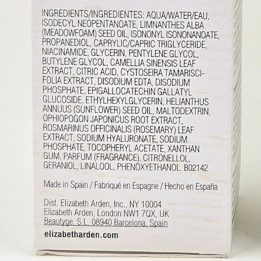 Elizabeth Arden White Tea Skin Solutions Fortifying Bi-Phase Oil Serum 1oz 30ml